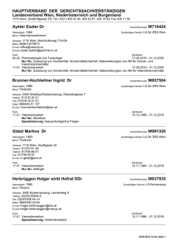 Druckansicht - Hauptverband