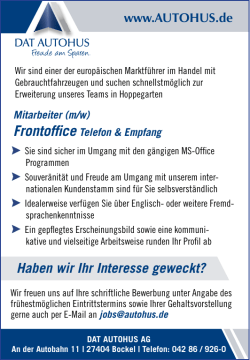 Haben wir Ihr Interesse geweckt?