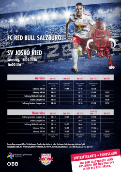 aktuellen plan - FC Red Bull Salzburg