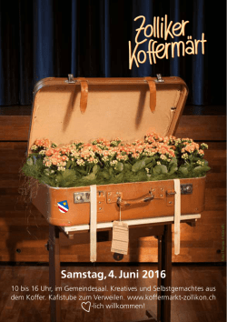 Samstag, 4. Juni 2016
