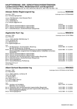 Druckansicht - Hauptverband