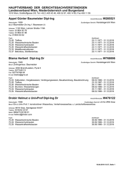 Druckansicht - Hauptverband