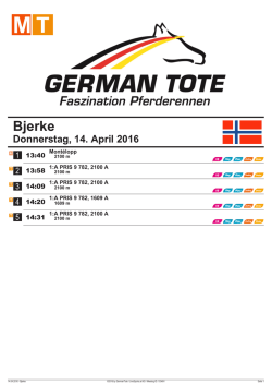 Rennprogramm - Wettstar.de