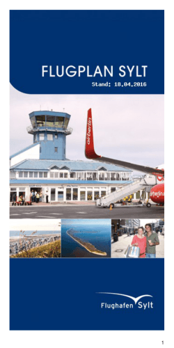 Flugplan als PDF - Flughafen Sylt