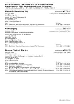 Druckansicht - Hauptverband