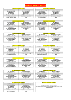 Spielplan Mürztalcup 2016