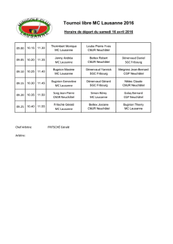Horaire d&eacute;part tournoi libre 2016 - MC Lausanne.xlsx