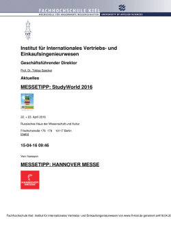 Institut f&uuml;r Internationales Vertriebs