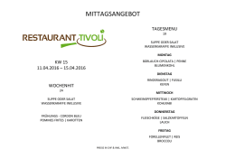 KW 15 - Restaurant Tivoli Worblaufen