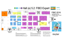 FIBO 2016 - Halle 5.2 - Health and Beauty Holding