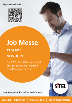 Job Messe - Dessau