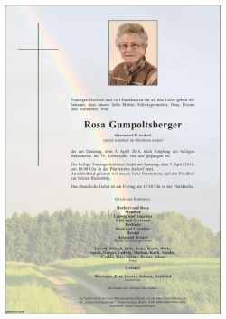 Gumpoltsberger Rosa.cdr - Bestattung Markus Luger