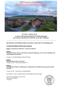 einladung - Offensen