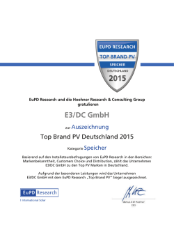E3/DC GmbH - ImmobilienScout24