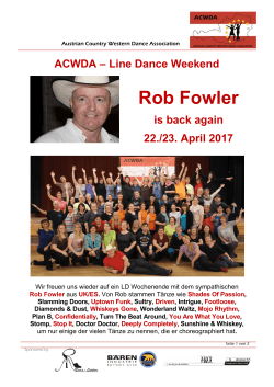 ACWDA – Line Dance Weekend