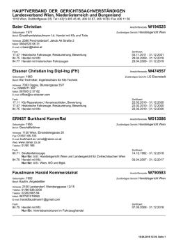 Druckansicht - Hauptverband