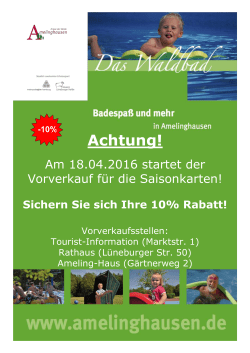 Achtung! - Amelinghausen