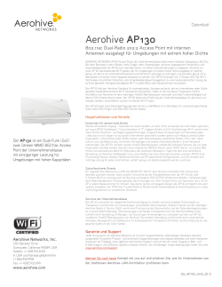 Aerohive AP130 - Aerohive Networks
