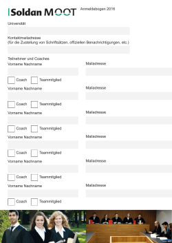 dieses Anmeldeformular - Soldan-Moot