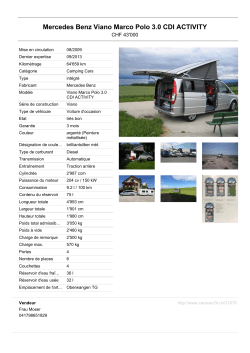 Mercedes Benz Viano Marco Polo 3.0 CDI ACTIVITY