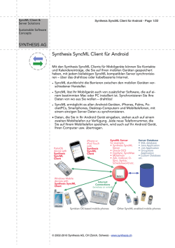 Synthesis SyncML Client für Android