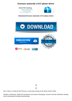 freeware motorola w315 phone driver