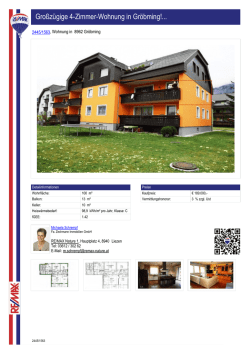 Gro&szlig;z&uuml;gige 4-Zimmer-Wohnung in Gr&ouml;bming!