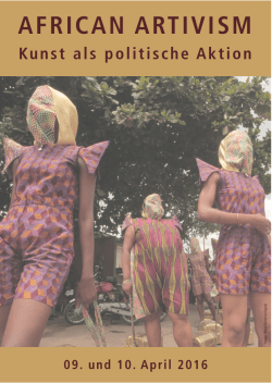 african artivism - GSSC