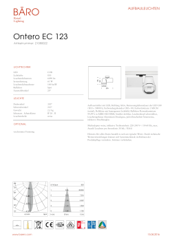 Produktdatenblatt Ontero EC 123