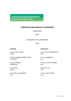 HP VersVertr_LA STMK_Stand April 2016_NEUES DES