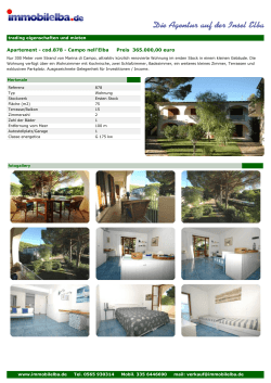 Apartement - cod.878 - Campo nell`Elba Preis 365.000,00 euro