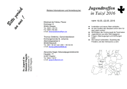 Jugendtreffen in Taiz&eacute; 2016 - Evangelisch