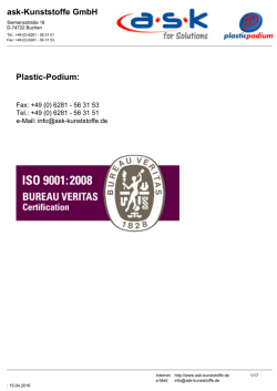 ask-Kunststoffe GmbH Plastic