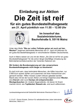Einladung in PDF - Landesverband der Gehörlosen Rheinland