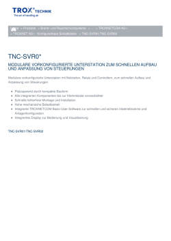 Webseitenausdruck TNC-SVR01/TNC-SVR02