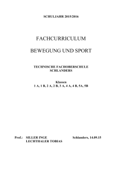 Bewegung und Sport
