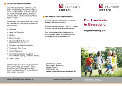 Der Landkreis in Bewegung