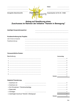 Hameln in Bewegung