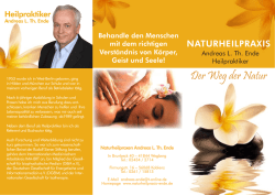 Der Weg der Natur