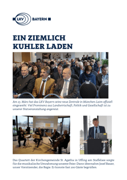 ein ziemlich kuhler laden - LKV