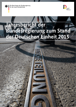 Jahresbericht der Bundesregierung zum Stand der Deutschen