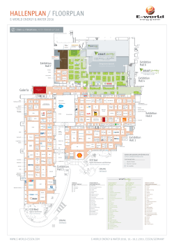 Zum Hallenplan - E-world energy & water