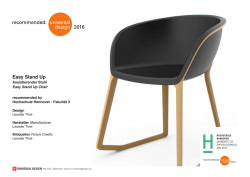 Easy Stand Up - iF UNIVERSAL DESIGN