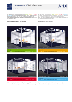 Mietsystemstand/Shell scheme stand