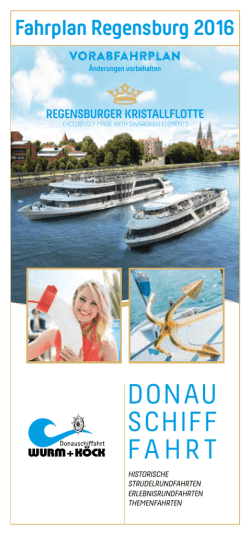 donau schiff fahrt