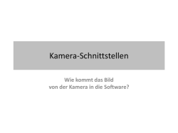 Kamera-Schnittstellen