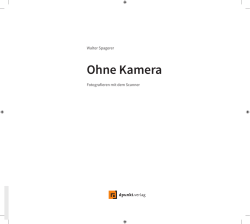 Ohne Kamera - dpunkt Verlag