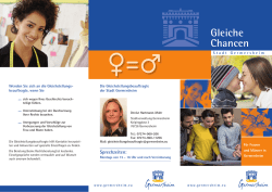 Gleiche Chancen - Stadt Germersheim