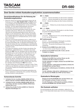 Handbuch-Erg&auml;nzung zur Kaskadierungsfunktion