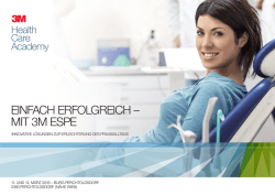 EINFACH ERFOLGREICH &ndash; MIT 3M ESPE